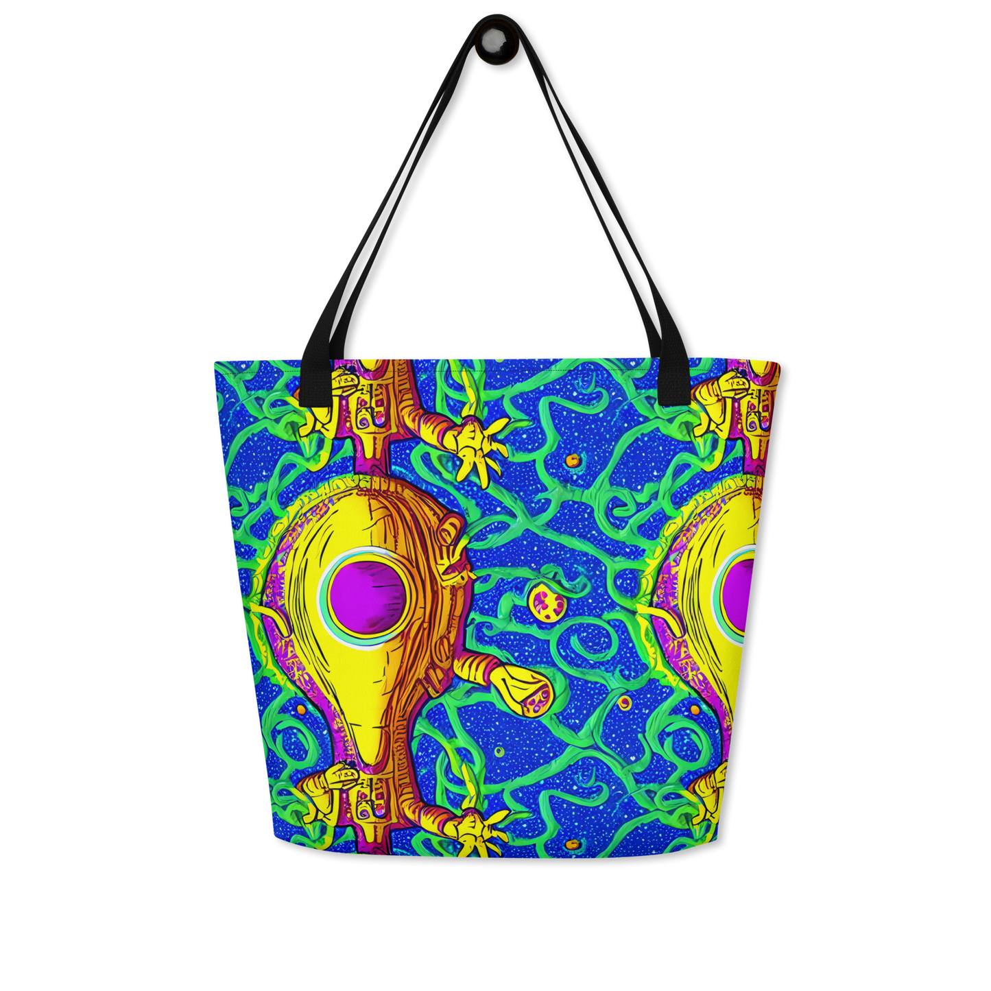 Large Tote Bag w/ Pocket - Sprawling Spectacle