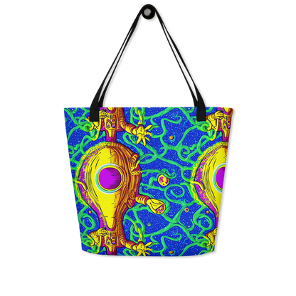 Large Tote Bag w/ Pocket - Sprawling Spectacle