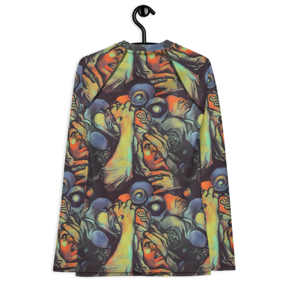 Women's Rash Guard - Cosmic Scream