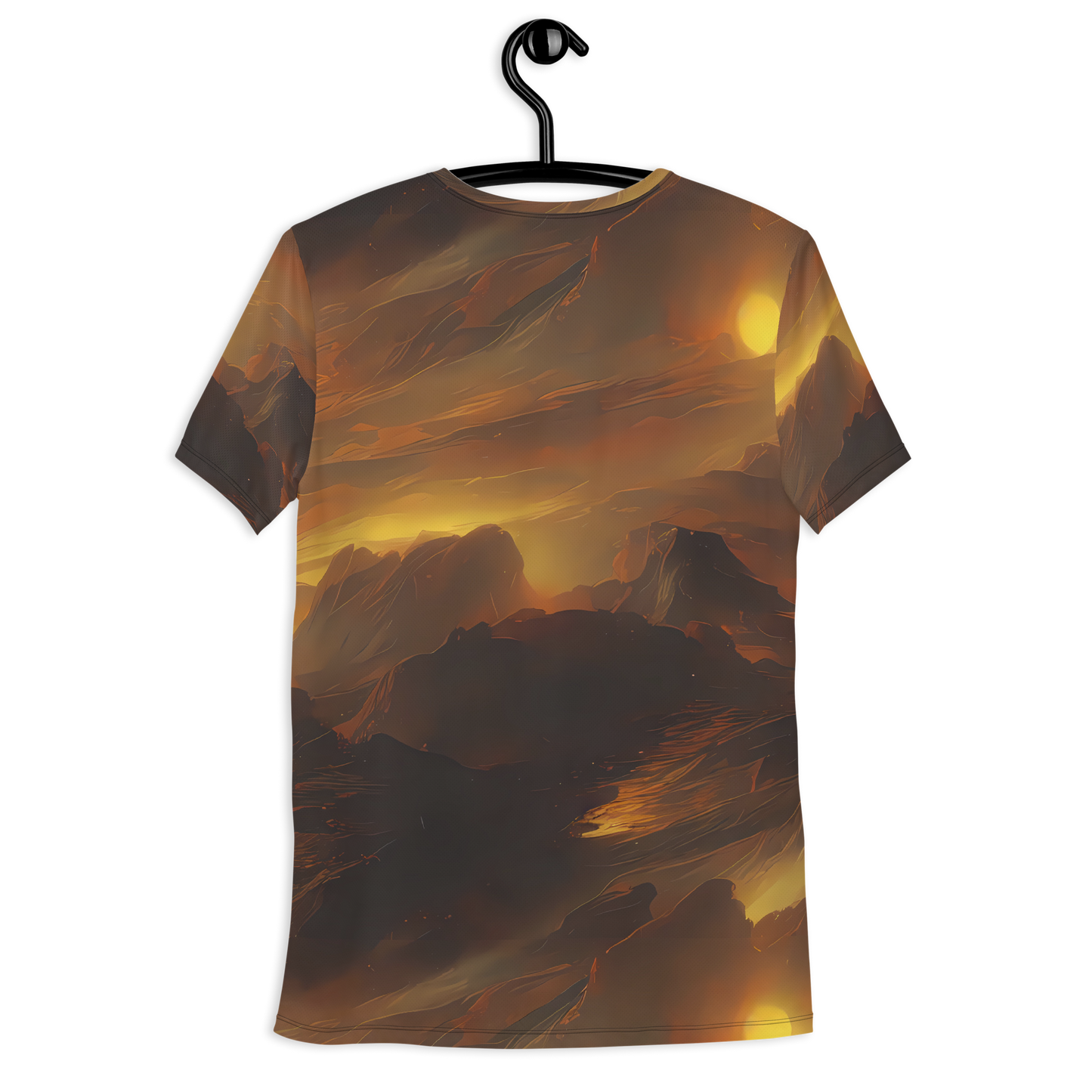 Men's Athletic T-Shirt - Sunset Shores