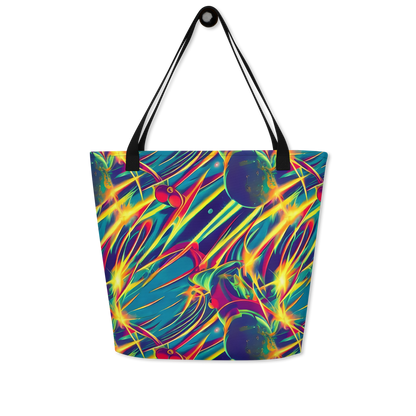 Large Tote Bag w/ Pocket - Cosmic Inferno