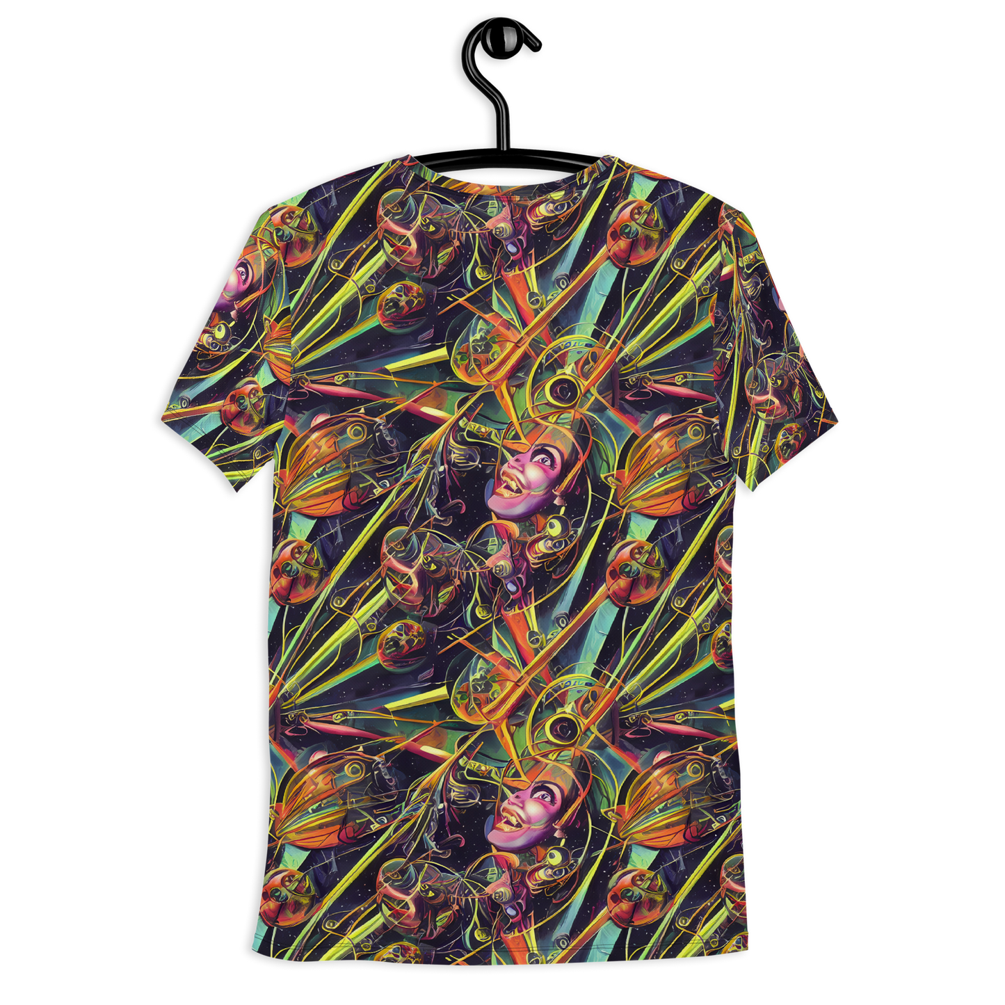 Men's Athletic T-Shirt - Psychedelic Deep Space