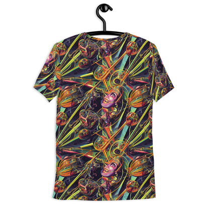 Men's Athletic T-Shirt - Psychedelic Deep Space