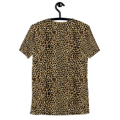 Men's Athletic T-Shirt - Cheetah Mosaic