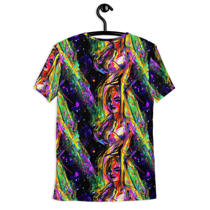 Men's Athletic T-Shirt - Galactic Flamenco