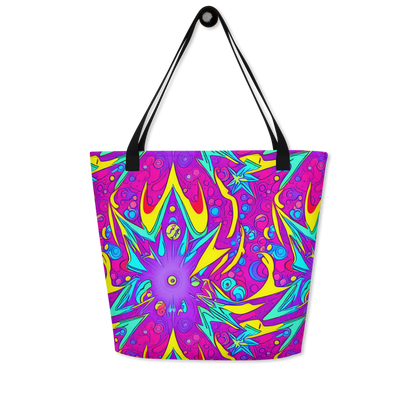 Large Tote Bag w/ Pocket - Nebula Radiance