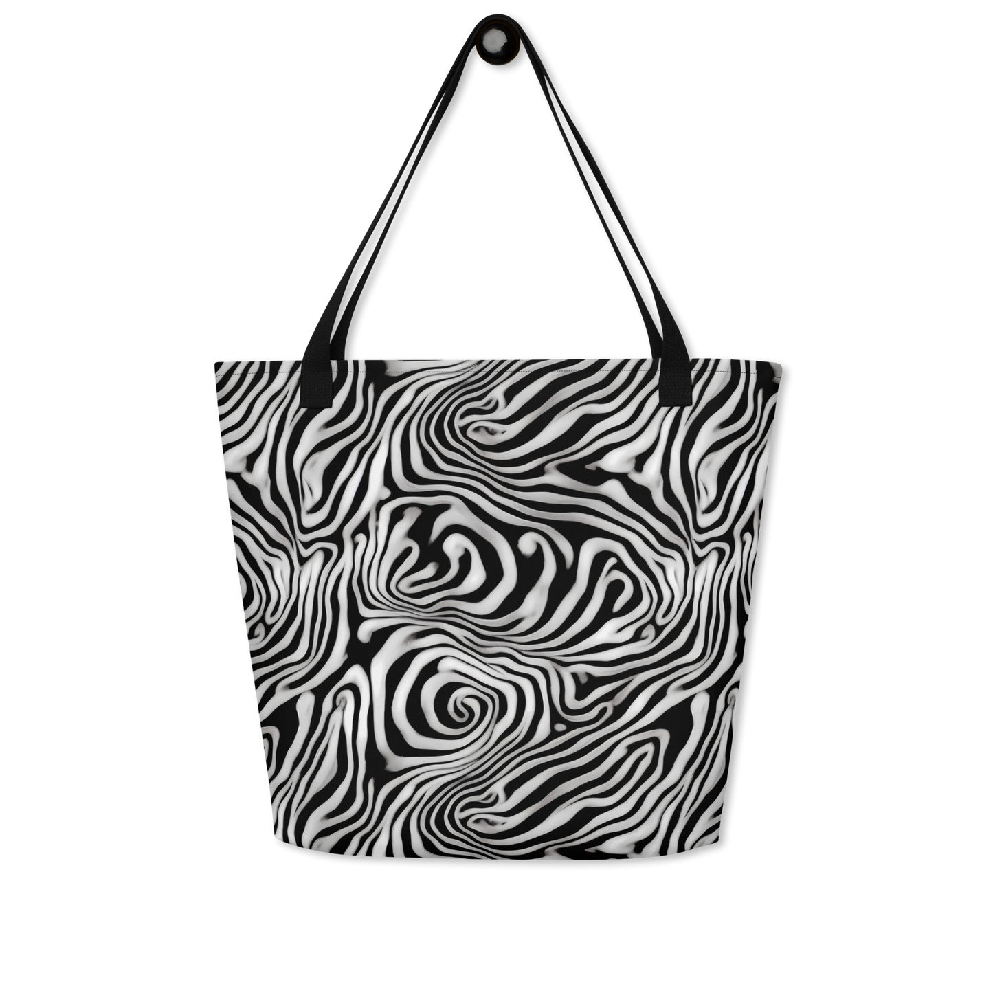 Large Tote Bag w/ Pocket - Warped Cosmos