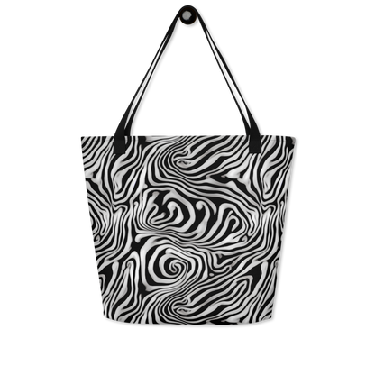 Large Tote Bag w/ Pocket - Warped Cosmos