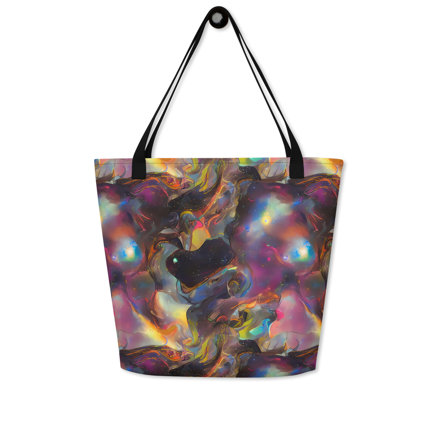 Large Tote Bag w/ Pocket - Cosmic Fusion