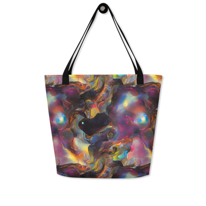 Large Tote Bag w/ Pocket - Cosmic Fusion