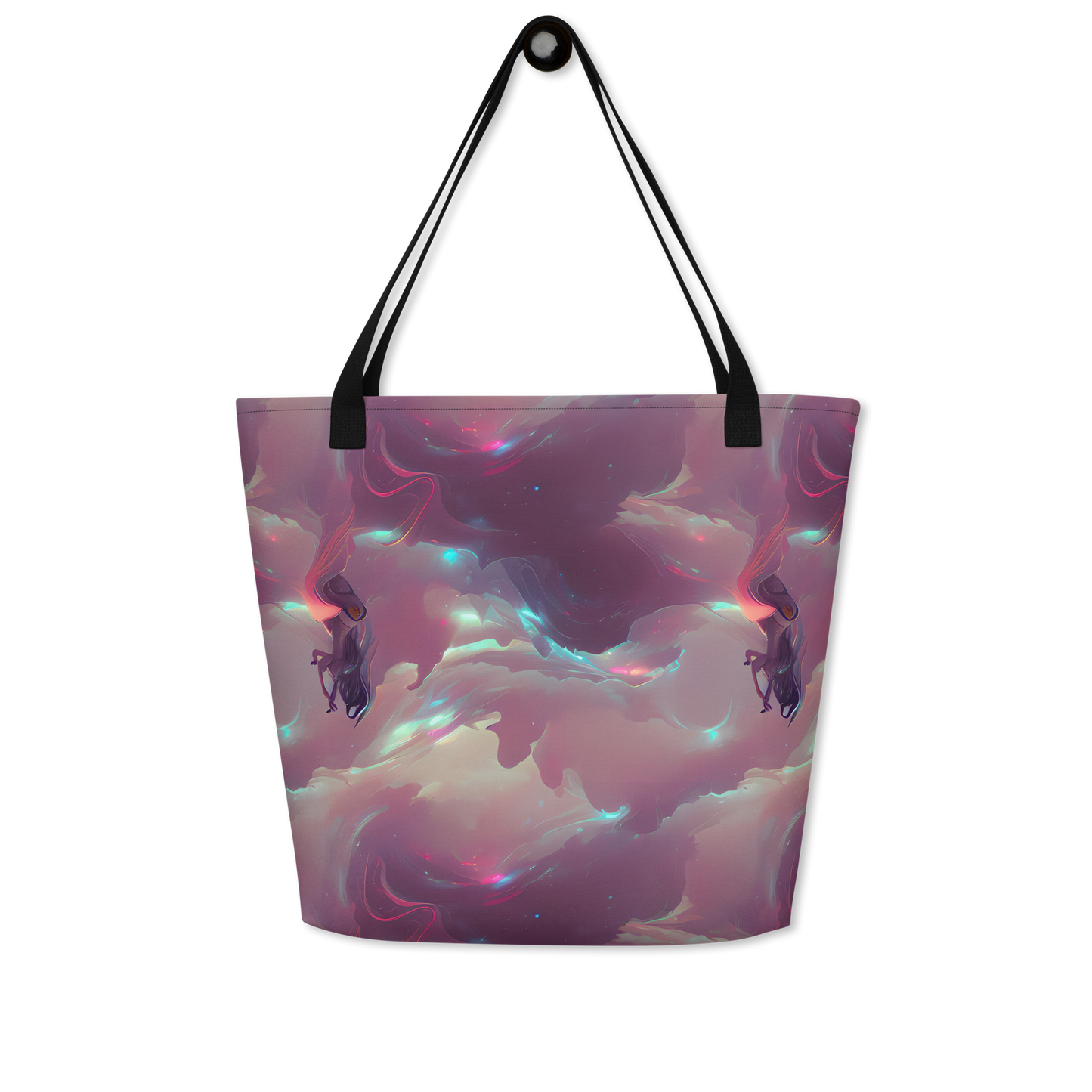 Large Tote Bag w/ Pocket - Astral Illusions