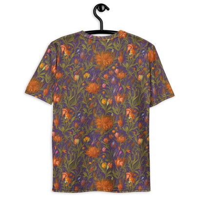 Men's Crew Neck T-Shirt - Botanical Nebula