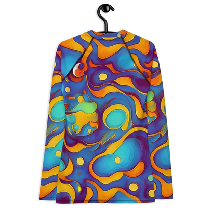 Women's Rash Guard - Pelton Swirl