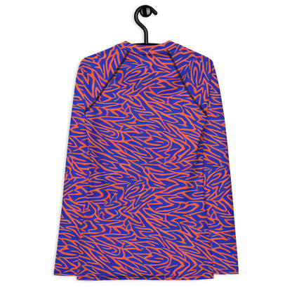 Women's Rash Guard - Sapphire Swirl