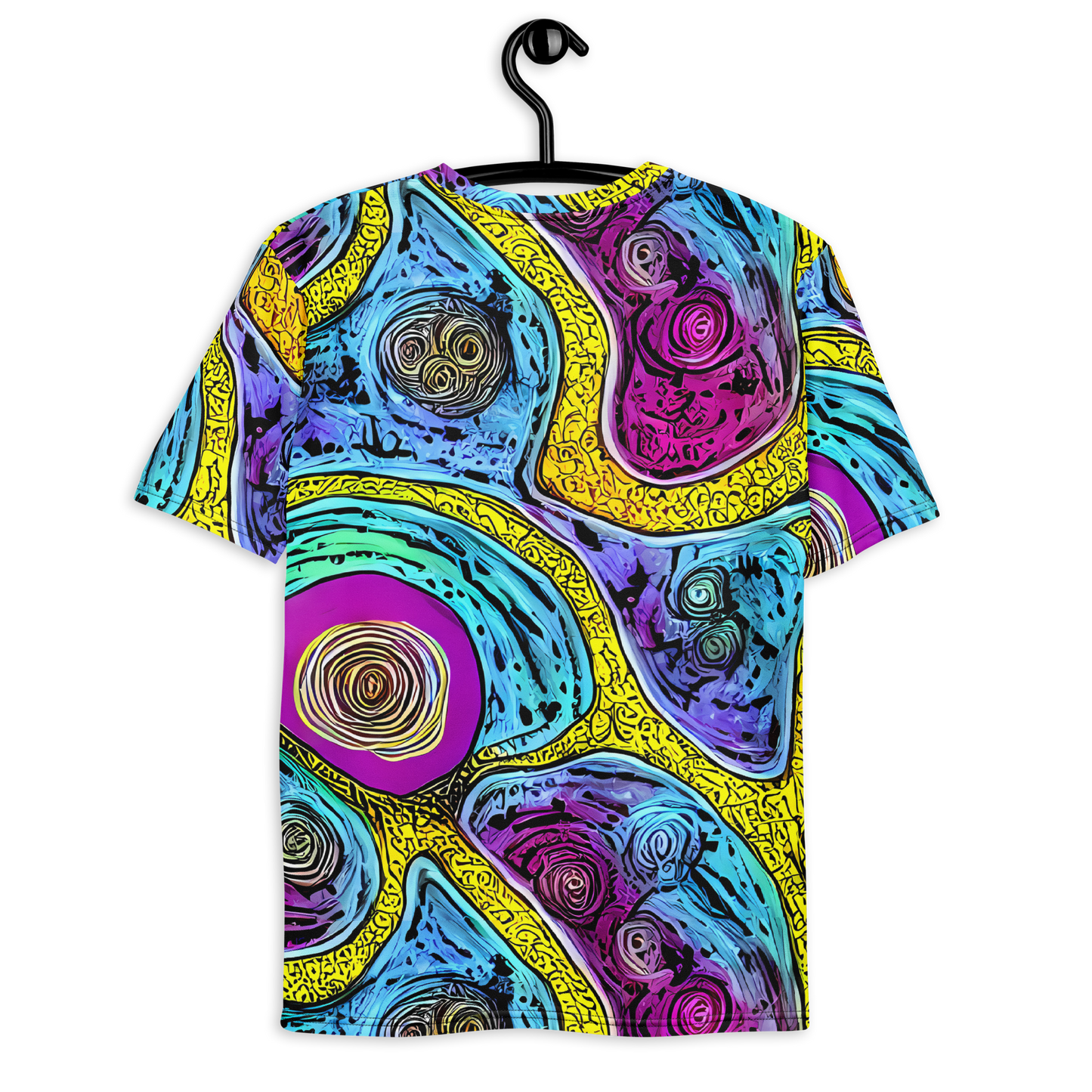 Men's Crew Neck T-Shirt - Orbiting Orbs