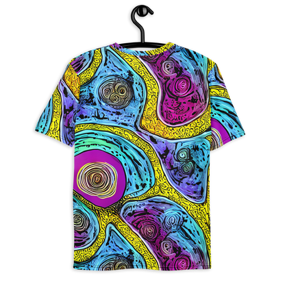 Men's Crew Neck T-Shirt - Orbiting Orbs