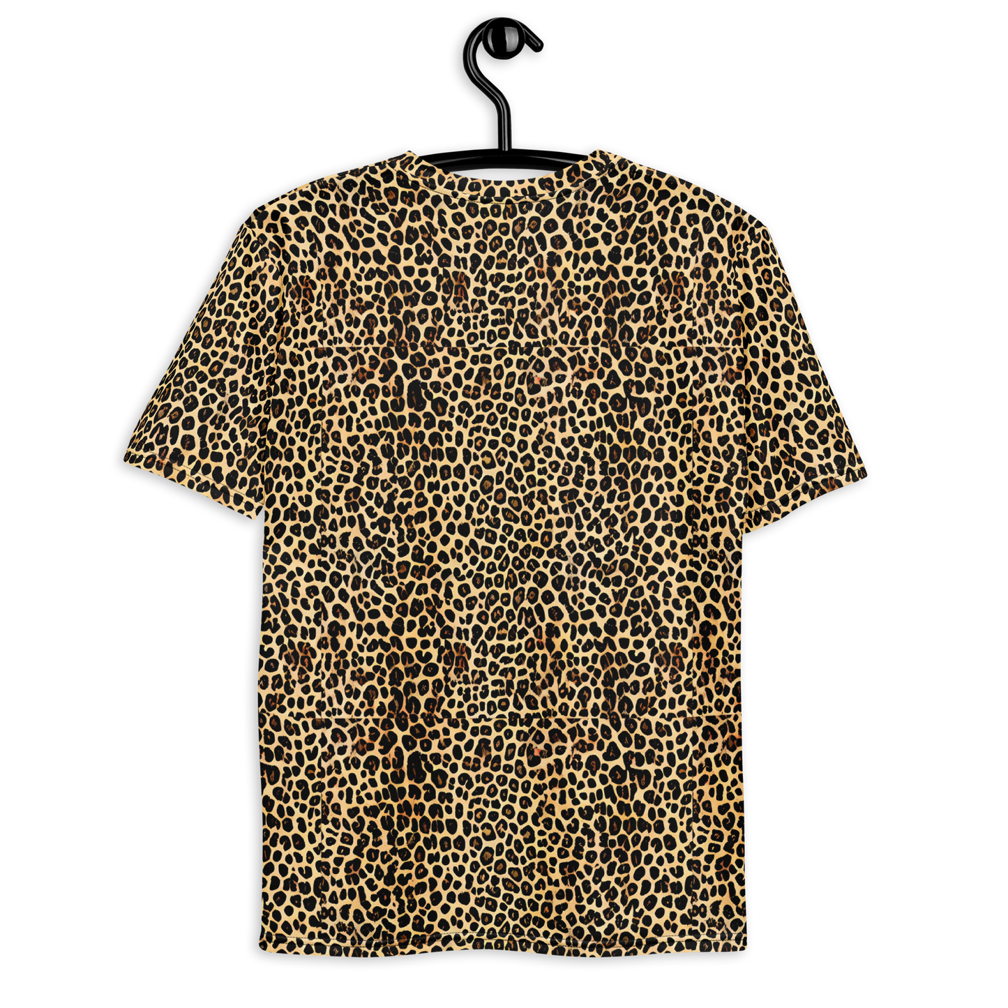 Men's Crew Neck T-Shirt - Cheetah Mosaic