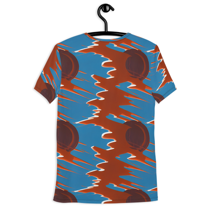 Men's Athletic T-Shirt - Desert Vortex