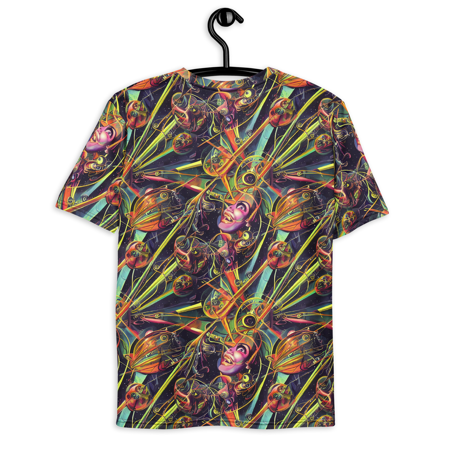 Men's Crew Neck T-Shirt - Psychedelic Deep Space