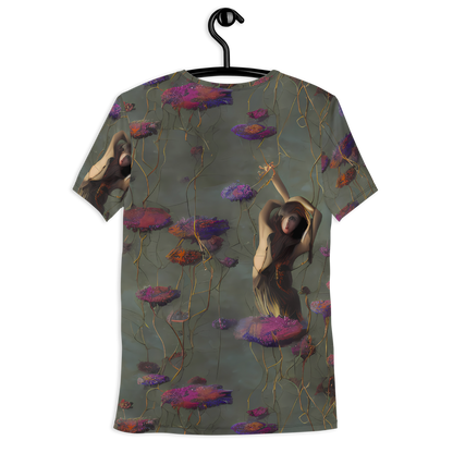 Men's Athletic T-Shirt - Ethereal Bloom