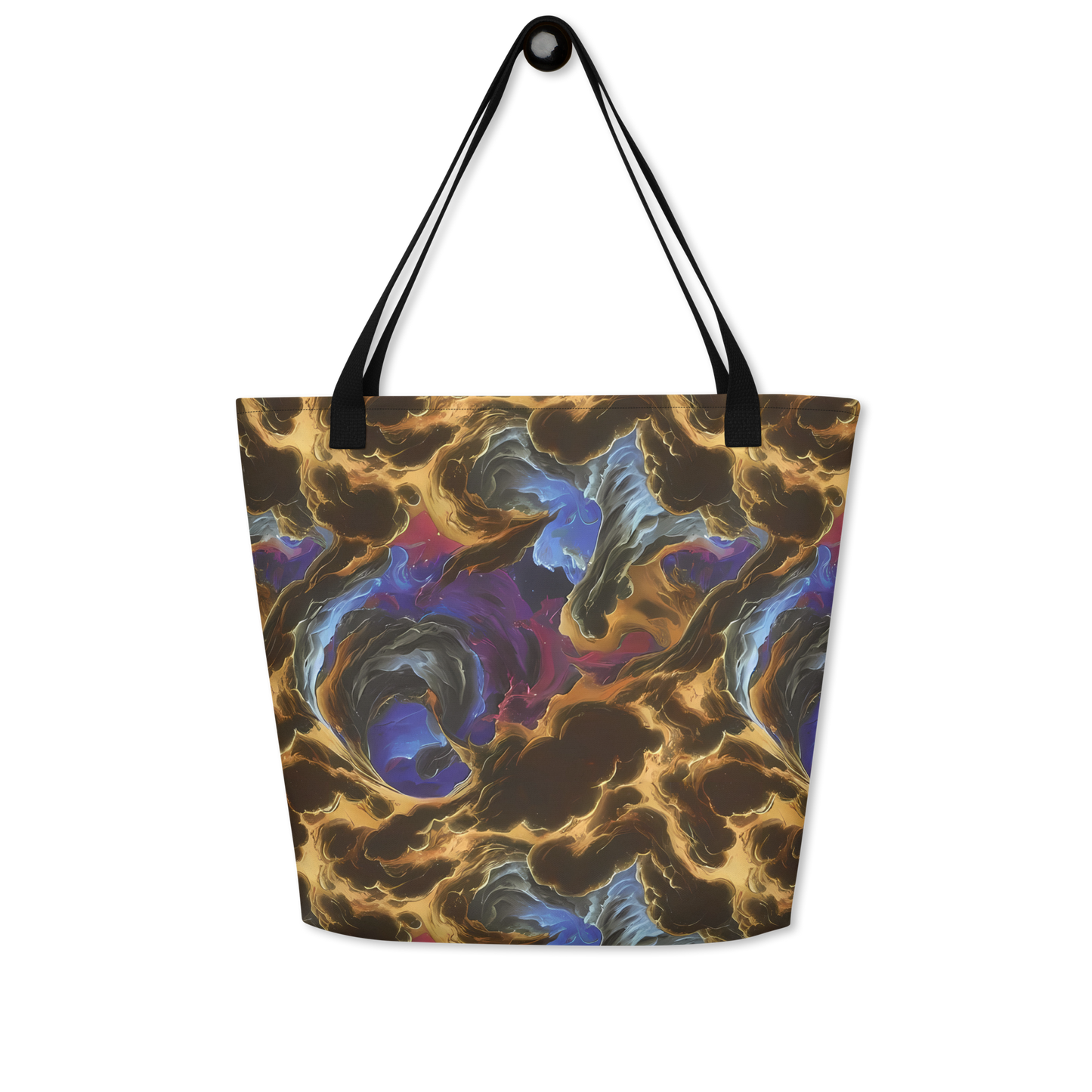 Large Tote Bag w/ Pocket - Vortex Virtue