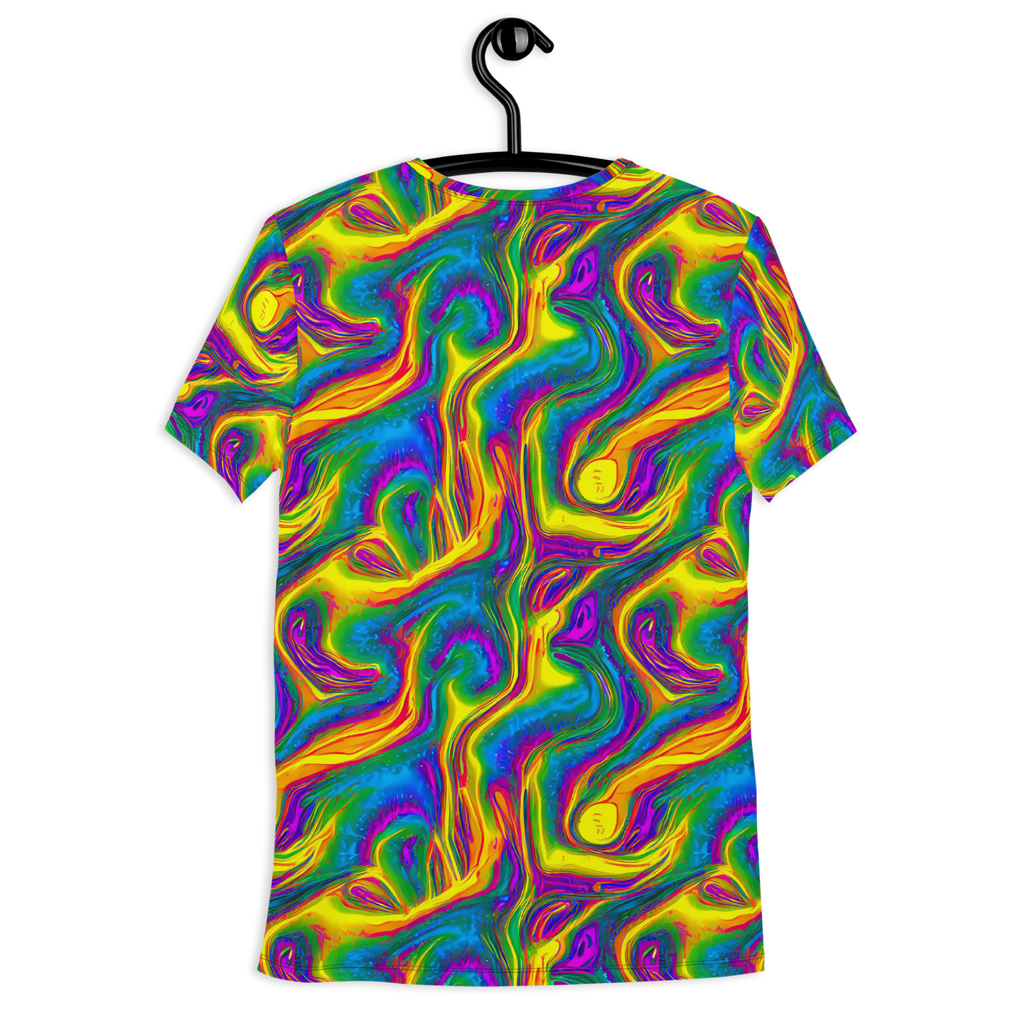 Men's Athletic T-Shirt - Electric Aurora