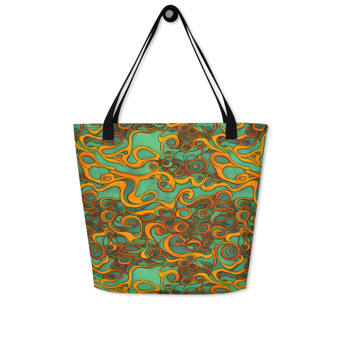 Large Tote Bag w/ Pocket - Nebula Nodes