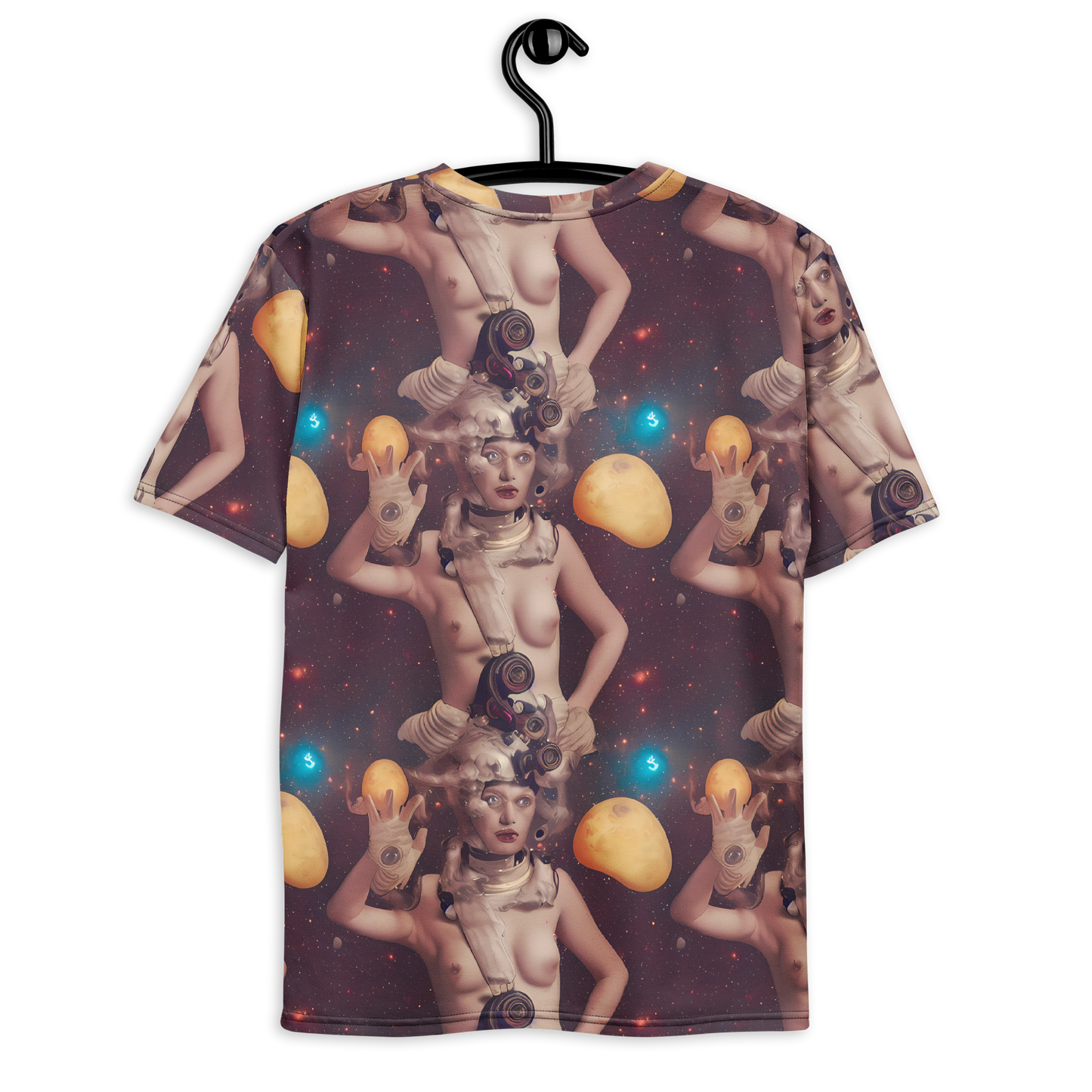 Men's Crew Neck T-Shirt - Nebula Siren