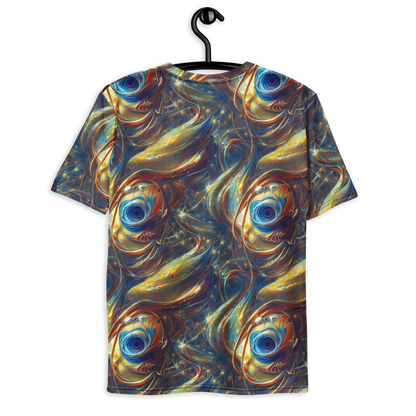 Men's Crew Neck T-Shirt - Celestial Vortex