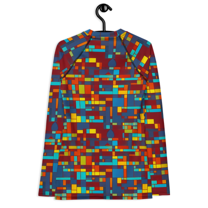 Women's Rash Guard - Astral Grid