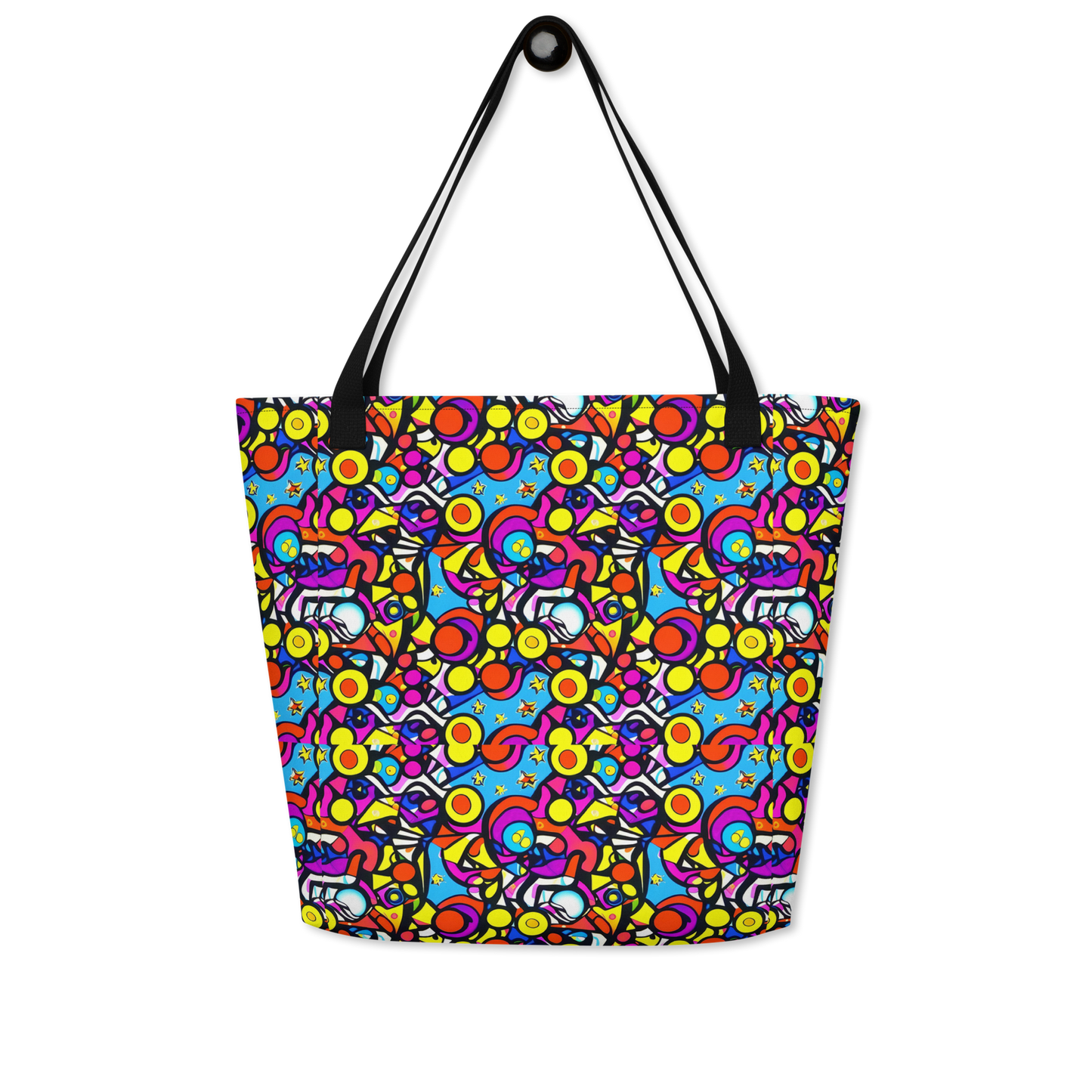 Large Tote Bag w/ Pocket - Stellar Circus