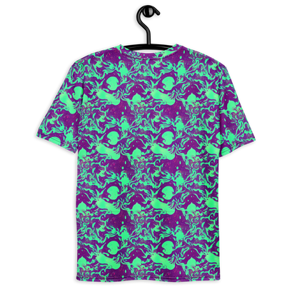 Men's Crew Neck T-Shirt - Alien Ripples