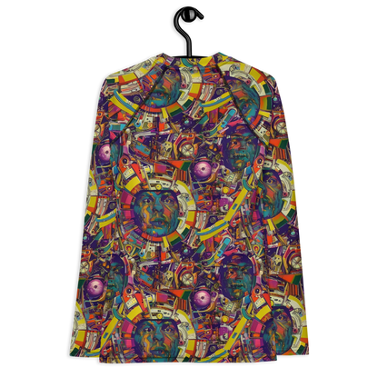 Women's Rash Guard - Cosmic Collage