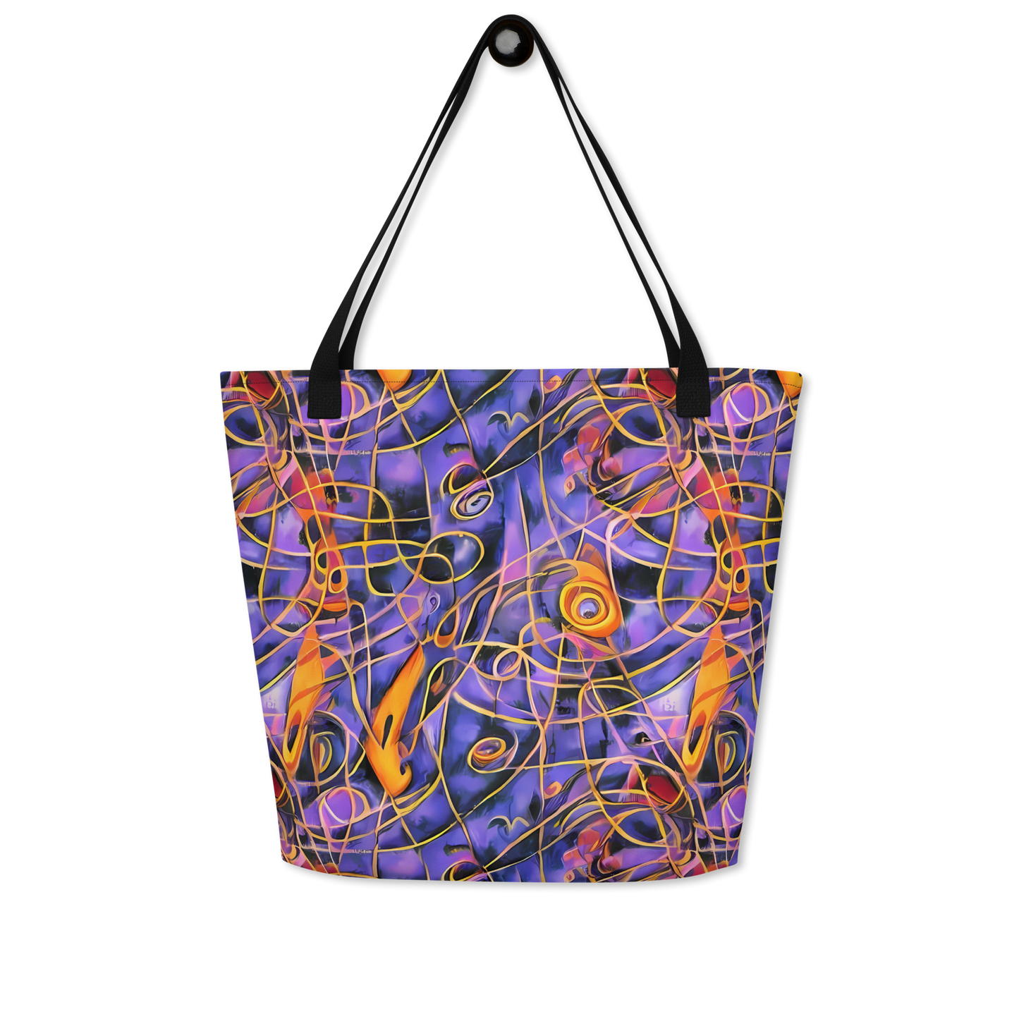 Large Tote Bag w/ Pocket - Bailly's Twist