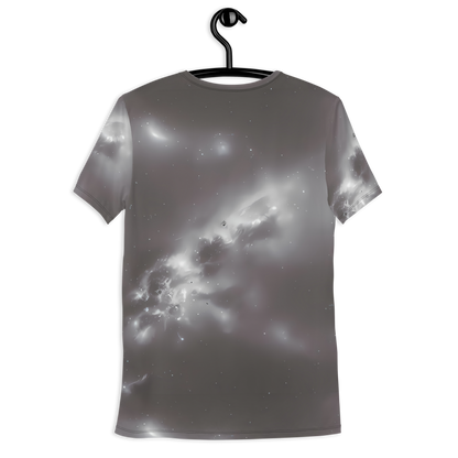 Men's Athletic T-Shirt - Silver Nebula