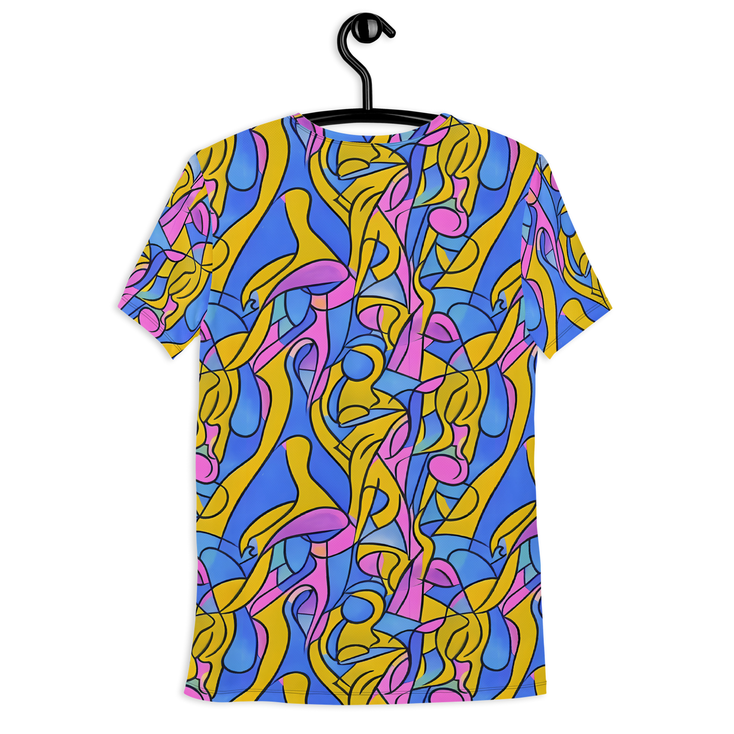 Men's Athletic T-Shirt - Cosmic Curves