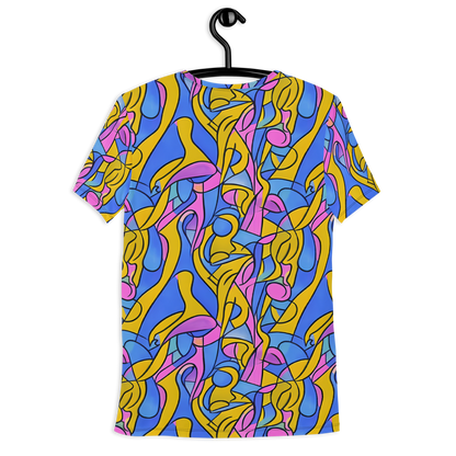 Men's Athletic T-Shirt - Cosmic Curves