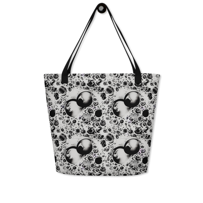 Large Tote Bag w/ Pocket - Crater Swirl