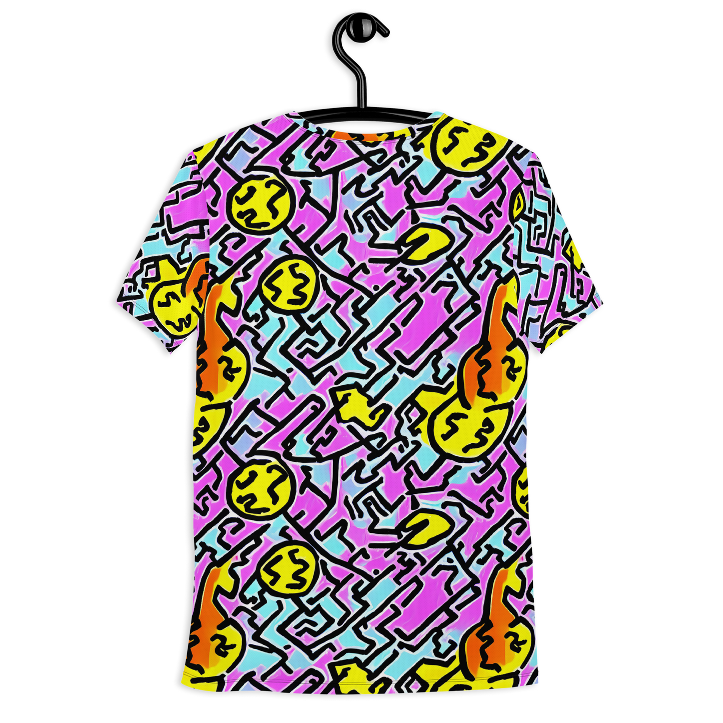 Men's Athletic T-Shirt - Punk Doodles