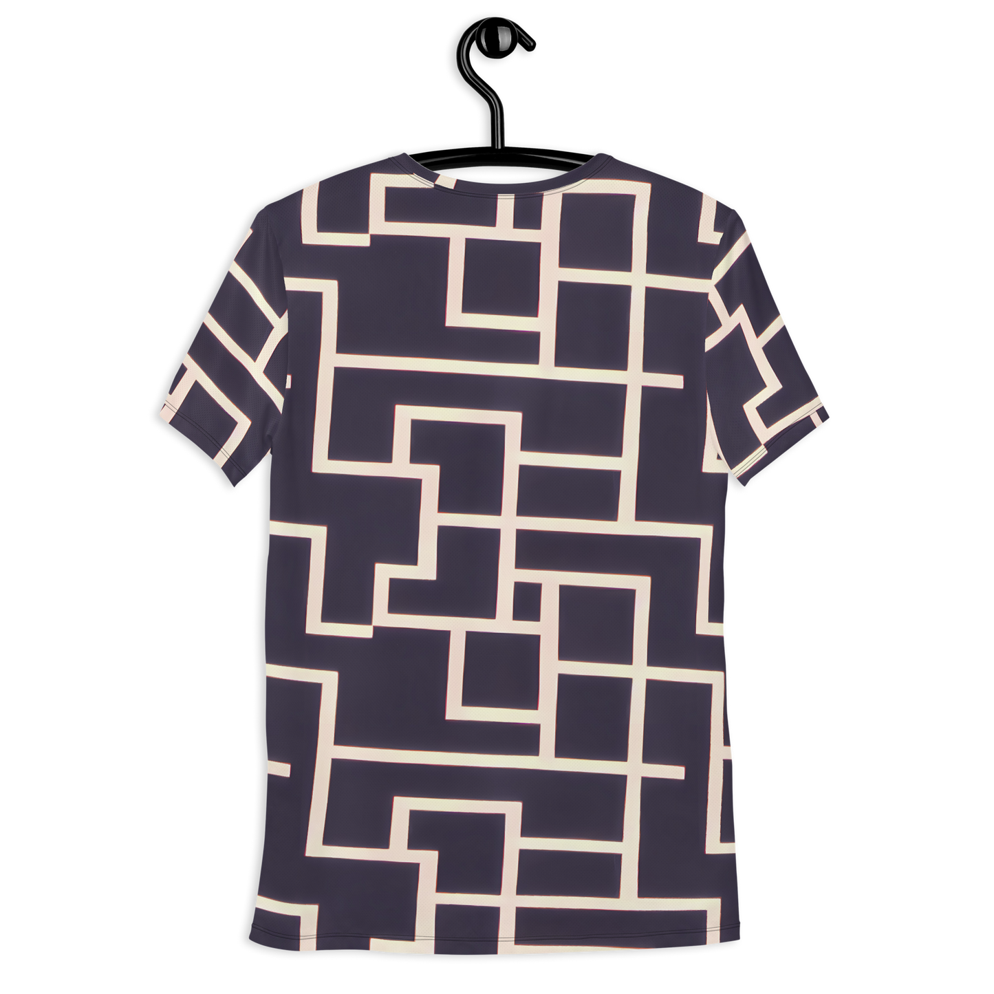 Men's Athletic T-Shirt - Gilded Gridlock