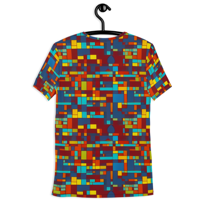 Men's Athletic T-Shirt - Astral Grid