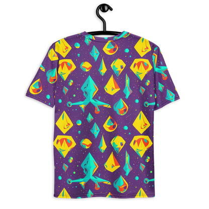 Men's Crew Neck T-Shirt - Cascading Prism