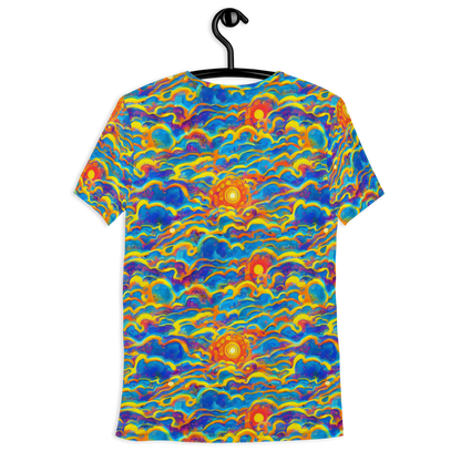 Men's Athletic T-Shirt - Chroma Ripple