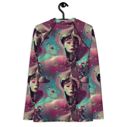 Women's Rash Guard - Nouveau Galaxy