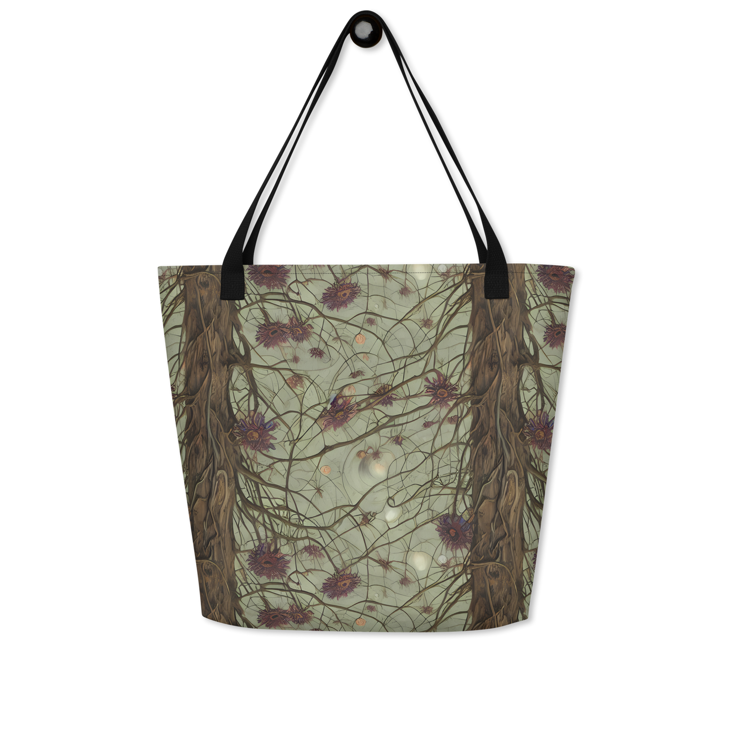 Large Tote Bag w/ Pocket - Kowch's Enigma