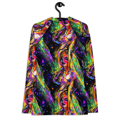 Women's Rash Guard - Galactic Flamenco