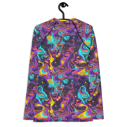 Women's Rash Guard - Hutty Nebula