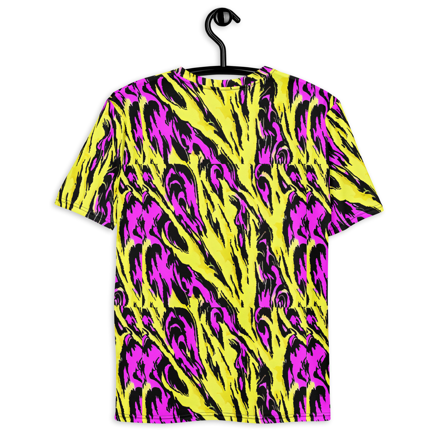 Men's Crew Neck T-Shirt - Neon Savanna