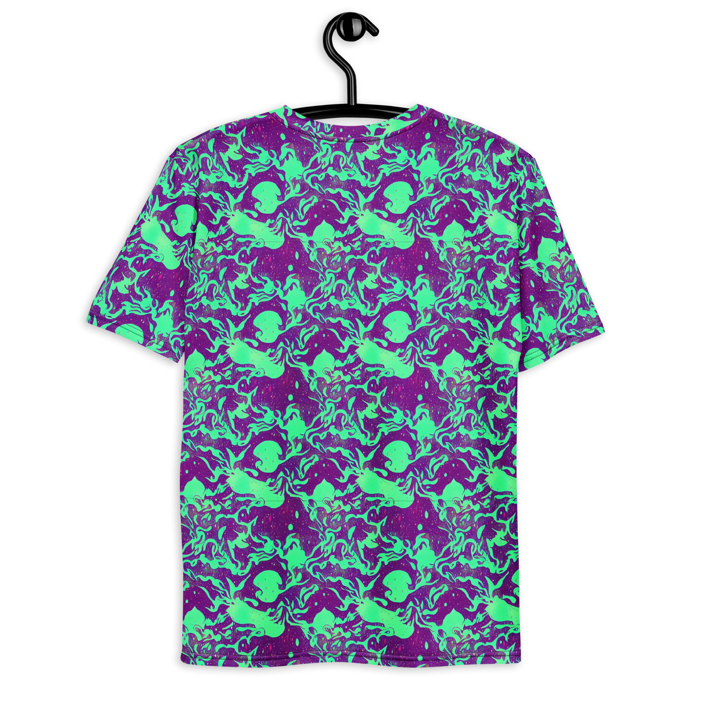 Men's Crew Neck T-Shirt - Alien Ripples