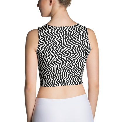 Crop Top - Static Swirl